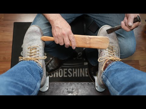 After a Long Day of Work! RELAX... | Angelo Shoe Shine ASMR