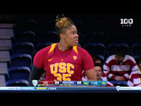 W Basketball: USC 67, Arizona 57 - Highlights (2/5/16)