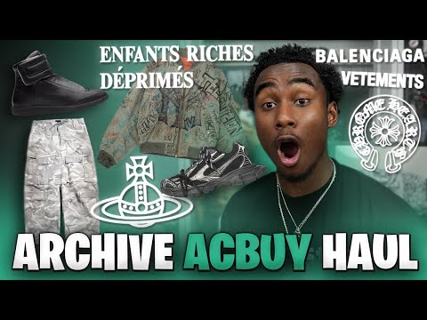 20KG ARCHIVE FASHION ACBUY HAUL??! (Margiela, Balenciaga, Vetements, ERD & More!)
