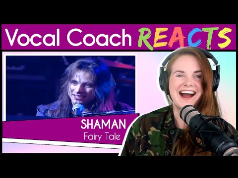 Vocal Coach reacts to André Matos SHAMAN - Fairy Tale Live