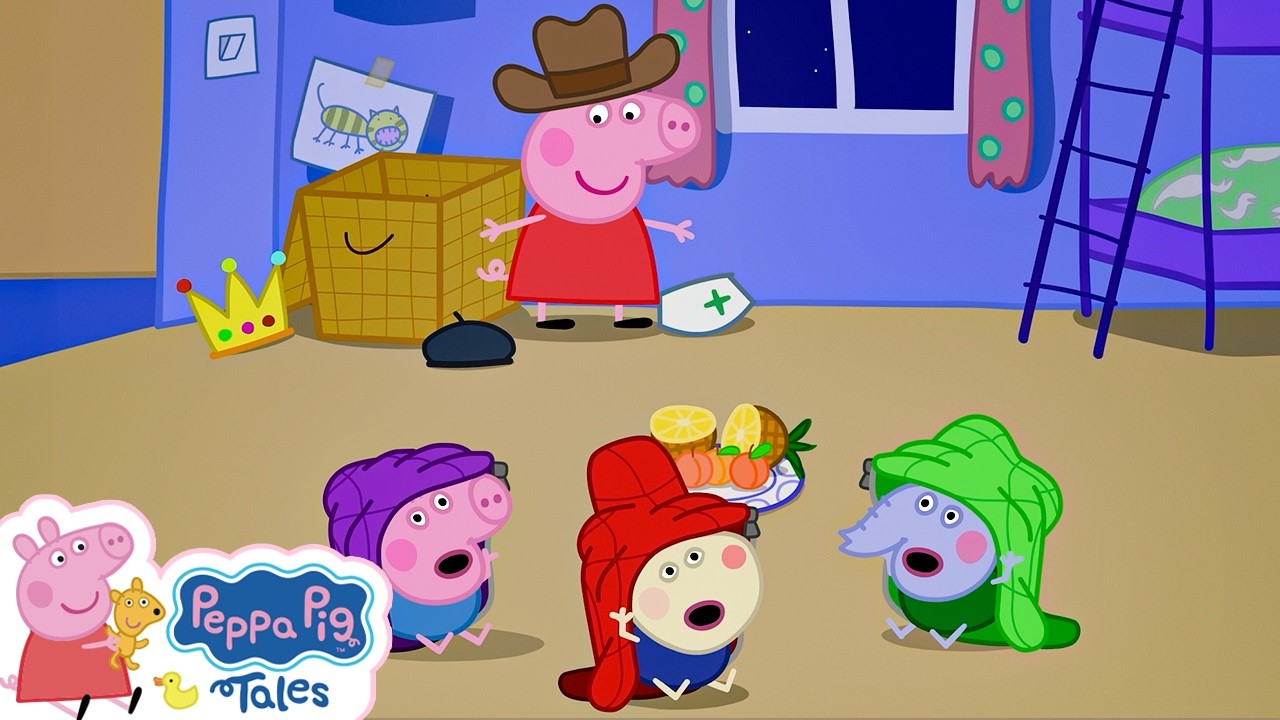George Pig's Sleep Over ✨ Kids Videos 🐽 Peppa Pig Full Episodes | All New Peppa Pig Tales