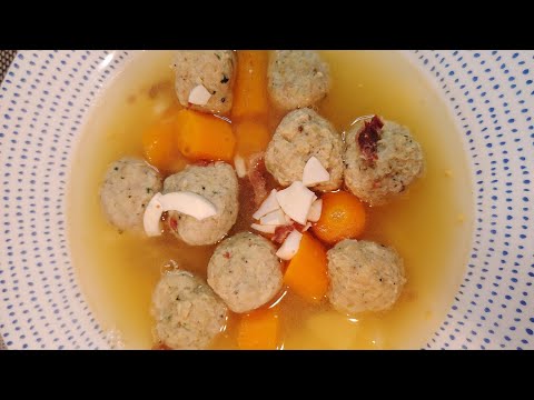 ALBÓNDIGAS DE POLLO EN CALDO Receta saludable, económica y para chuparse los dedos.