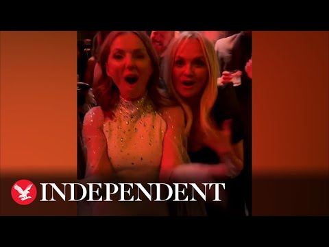 Geri Horner, Mel C, Victoria Beckham and Emma Bunton reunite on dancefloor