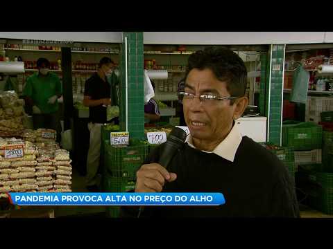 PANDEMIA PROVOCA ALTA NO PREÇO DO ALHO