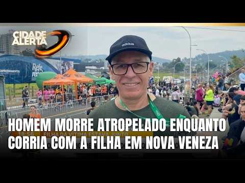 Tragédia em rodovia de Nova Veneza deixa homem morto durante corrida com a filha