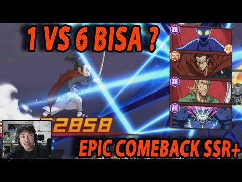 🔥🔥SSR+ ATOMIC COMEBACK MOMENT!! 1 VS 6 DI REALTIME PVP!! - ONE PUNCH MAN:The Strongest