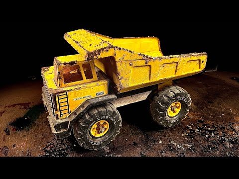 Restoring a Rusty Old Tonka Truck | Vintage 1980's Tonka Turbo Diesel