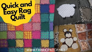 Quick and Easy Rag Quilt!!