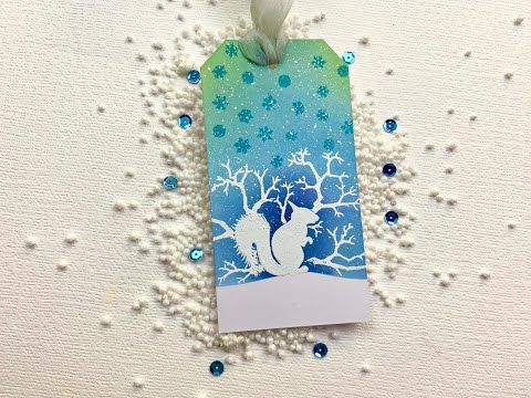 Lavinia Stamps – Squirrel in the Snow - Day 5 of Tags 2020