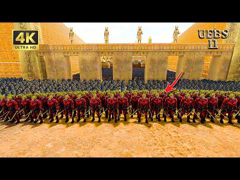 79,291 SAMURAI WARRIORS VS 4,000,000 ALIEN INVADERS – BATTLE NEAR THE PYRAMIDS!