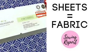 Target Bed Sheets = Cheap Fabric for Wearable Muslins | SEWING REPORT