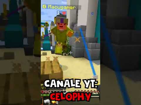 gioco a MINECRAFT ITA con le SPADE LASER !!! #shorts