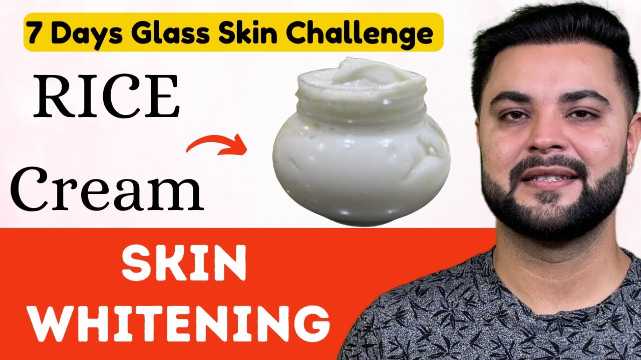 Instant Skin Whitening Challenge: Rice Cream for Glass Clear Skin in 7 Days