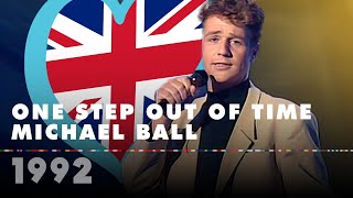 ONE STEP OUT OF TIME – MICHAEL BALL (United Kingdom 1992 – Eurovision Song Contest HD)