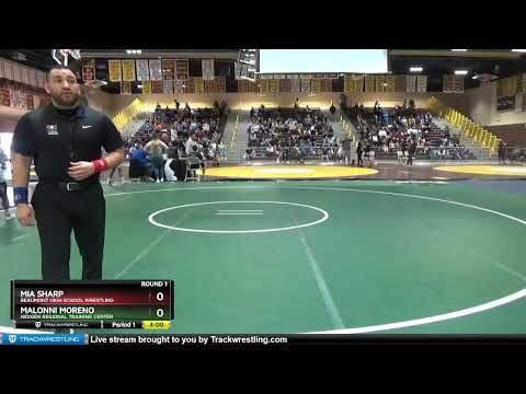 127 Lbs Champ. Round 1 - Lauren Aguilar, Junipero Serra High School Wrestling Vs Kayla Edwards, Ra