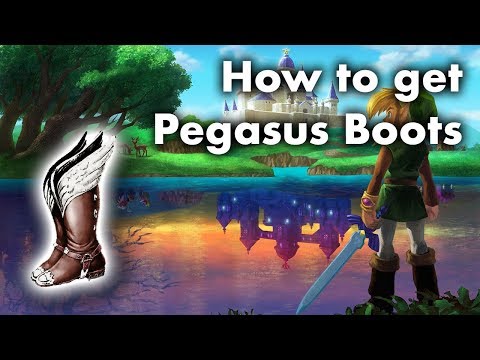 How to get running shoes (Pegasus Boots) in Zelda: A Link Between Worlds
