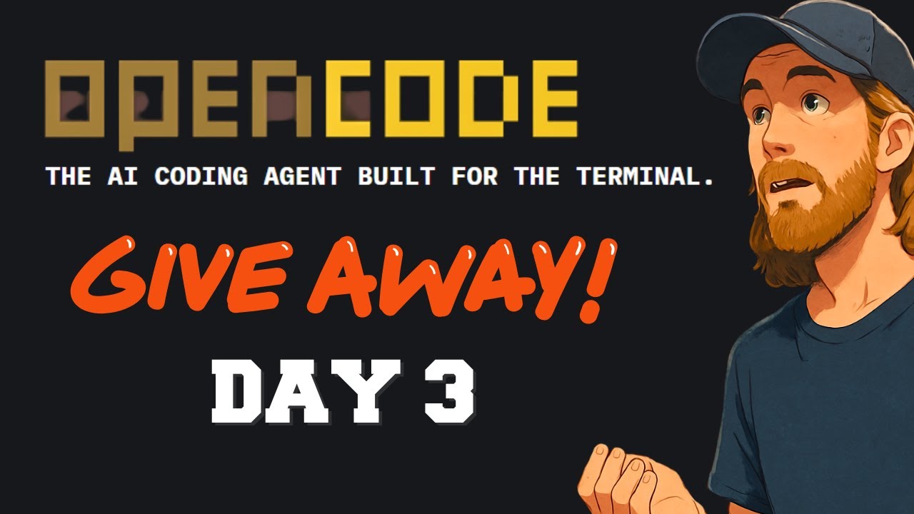 Genie 3// gpt-oss //  Opencode // Claude Opus 4.1 // GIVEAWAY AT END OF STREAM