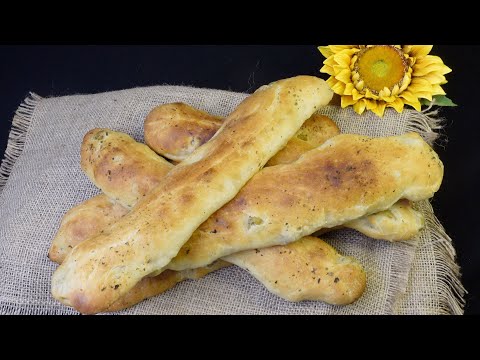 OLIVE BAGUETTE 🥖 CRISPY BREAD full of Bubbles 🥖 EASY RECIPE - you will never buy bread again!!