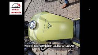 Yezdi Scrambler (Outlaw Olive) colour 🏍️