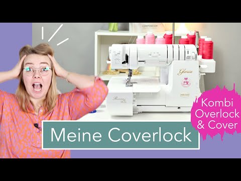 😱 Ich habe eine COVERLOCK Maschine! Die Baby Lock Gloria 🎀🧵