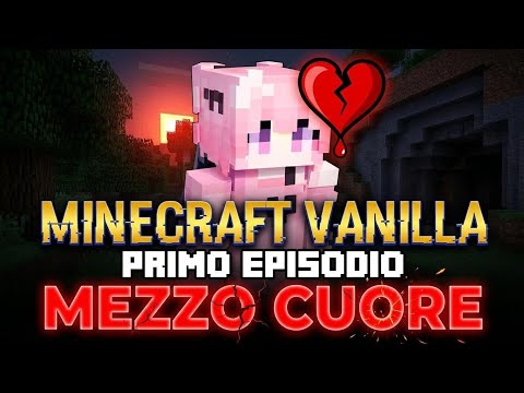 Minecraft Vanilla con mezzo cuore