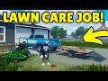 I Used The NEW Truck Tools To Start A Lawn Care Business In APM Roblox American Plains Mudding