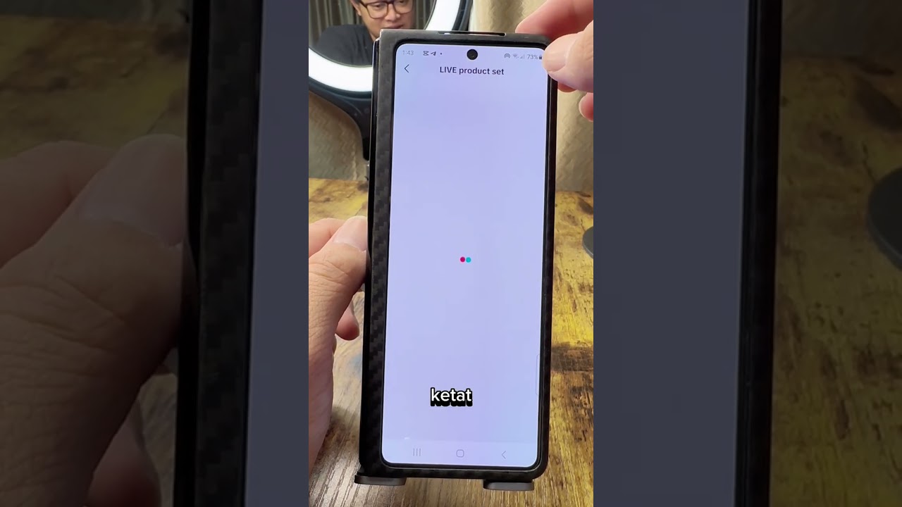 setting produk untuk Live