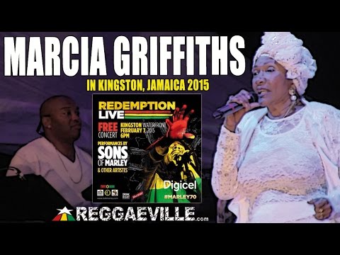 Marcia Griffiths in Kingston, JA @ Bob Marley 70th Birthday [2/7/2015] #MARLEY70