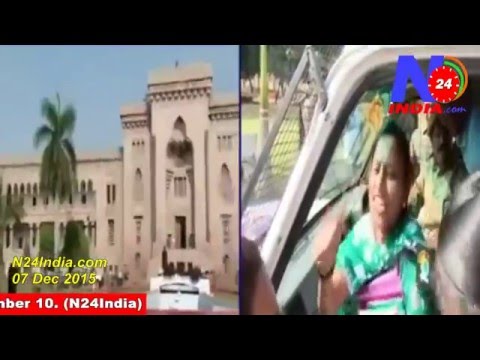 Police Arrested Students in Osmania University (N24India)