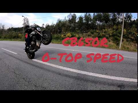 Honda Cb650r 0-Top speed - Moto Top Speed