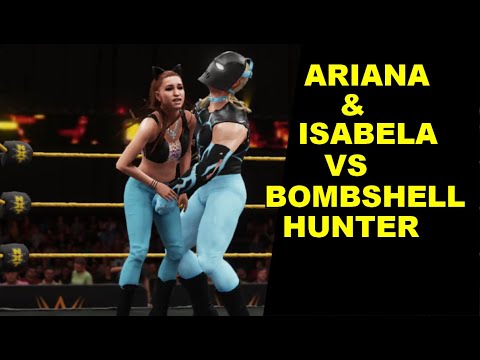 WWE 2K18 Bombshell Hunter vs Ariana Grande & Isabela