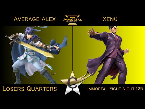 Immortal Fight Night 125 Losers Quarters - Average Alex (Ike) vs Xen0 (Kazuya) Smash Ultimate - SSBU