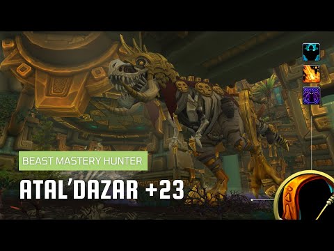 World of Warcraft: Dragonflight | Mythic Atal'Dazar +23 | BM Hunter