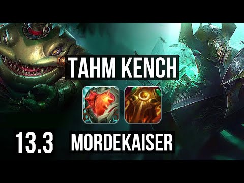 TAHM KENCH vs MORDEKAISER (TOP) | 8/1/3, 800+ games, Legendary | EUW Master | 13.3