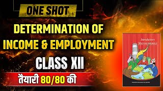 Determination of Income and Employment Simplified in ONE SHOT: Class 12 Economics