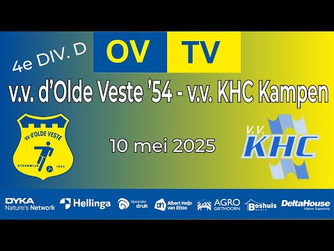 OV-TV | Samenvatting | v.v. d'Olde Veste '54 - KHC Kampen | 10-05-2025 | 4e Div. D