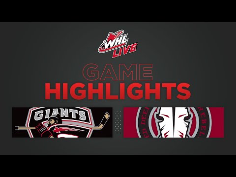 WHL Highlights: Giants (0) at Rebels (4) - October 28, 2022