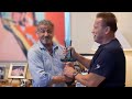 Sylvester Stallone Holds Arnold S Conan Sword