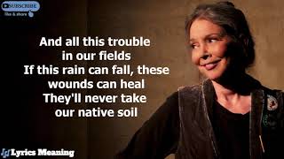 Nanci Griffith - Trouble In The Fields | Lyrics Meaning