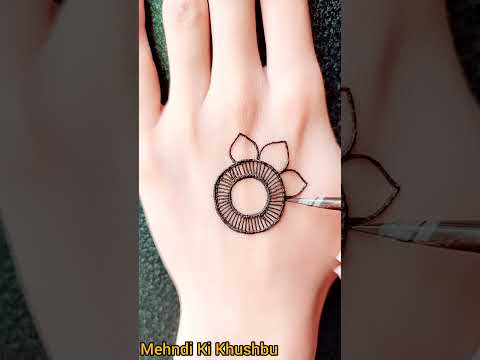 Flower tikki mehndi design ❤️ | Henna designs | #henna #shorts