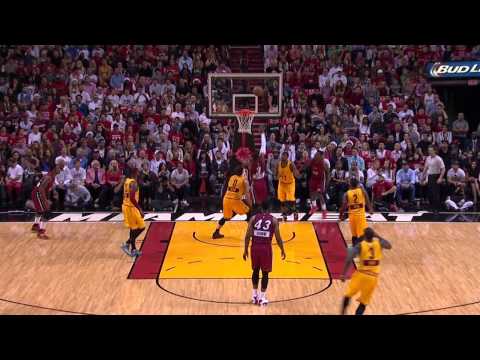 Dwyane Wade's Putback Over Love from All Angles and Super Slow-Mo