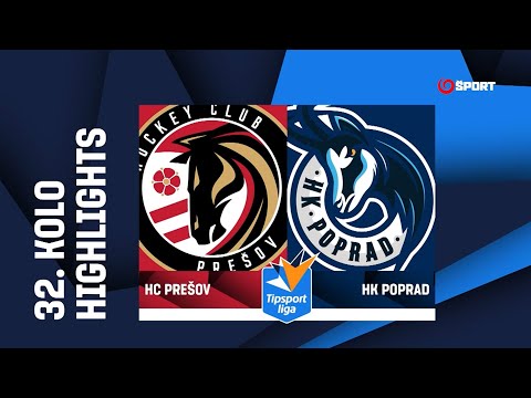 32. kolo: HC Prešov – HK Poprad 2:5 (1:3, 1:1, 0:1)