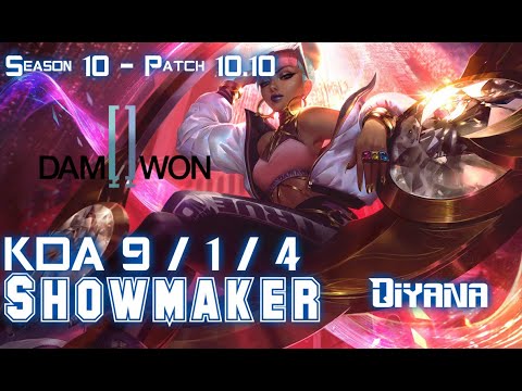DWG Showmaker QIYANA vs SYNDRA Mid - Patch 10.10 KR Ranked