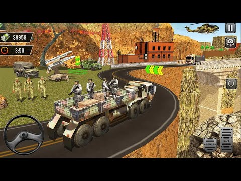 US Army Cargo Transport Truck Driving Simulator | #1 | Android iOS Gameplay