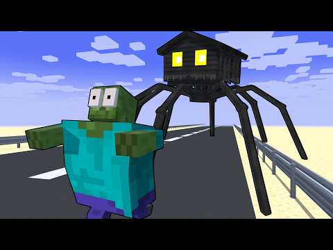 HOUSE HEAD ATTACK - Minecraft GigaZombie Animation