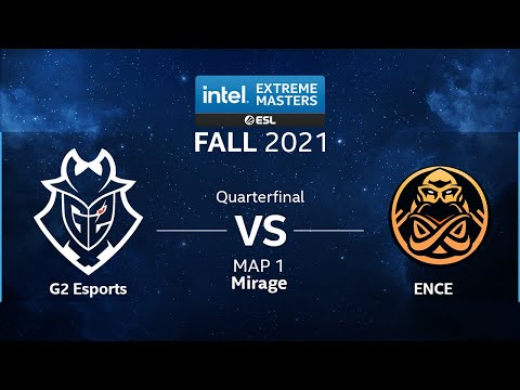 CS:GO - G2 Esports vs. ENCE [Mirage] Map 1 - IEM Fall 2021 - Quarterfinal - EU