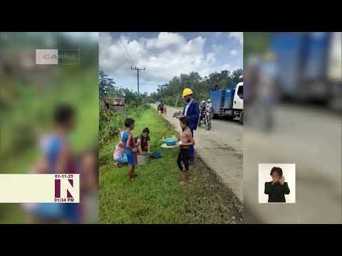 Trabajos de recuperación en la provincia de Guantánamo