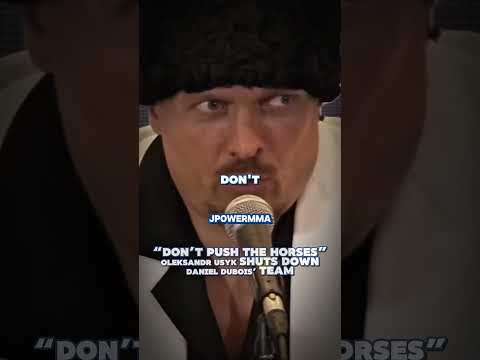 “DON’T PUSH THE HORSES” Oleksandr Usyk SHUTS DOWN Daniel Dubois’ TEAM Ahead of UNDISPUTED Rematch