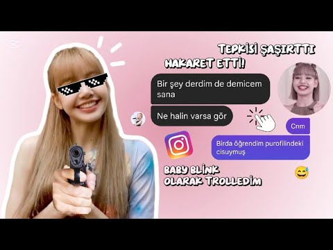 BABY BLİNK OLUP BLİNKLERİ TROLLEDİM! 😱 TEPKİSİ NASILDI😈