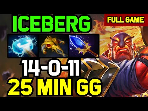 Iceberg Ember spirit Destroys Puck MID - NO DEATH Game ft. Lil Enchantress